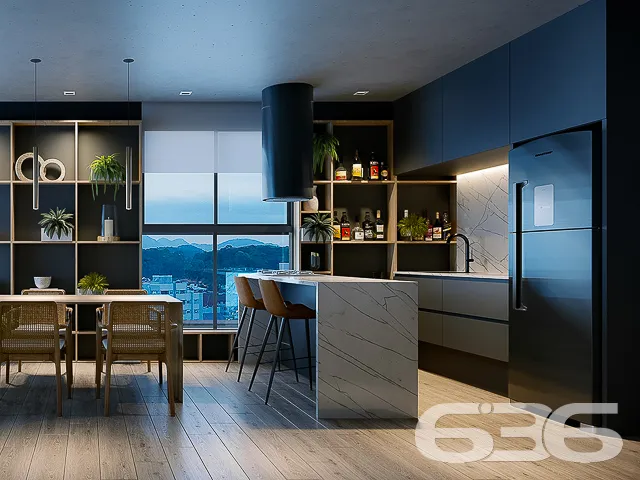 INVISTA NESTE APARTAMENTO STĆDIO/ COBERTURA NO BAI